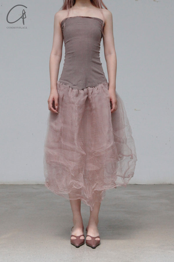 marc le bihan tube top dress 21924 VIEUX ROSE old rose (21925)